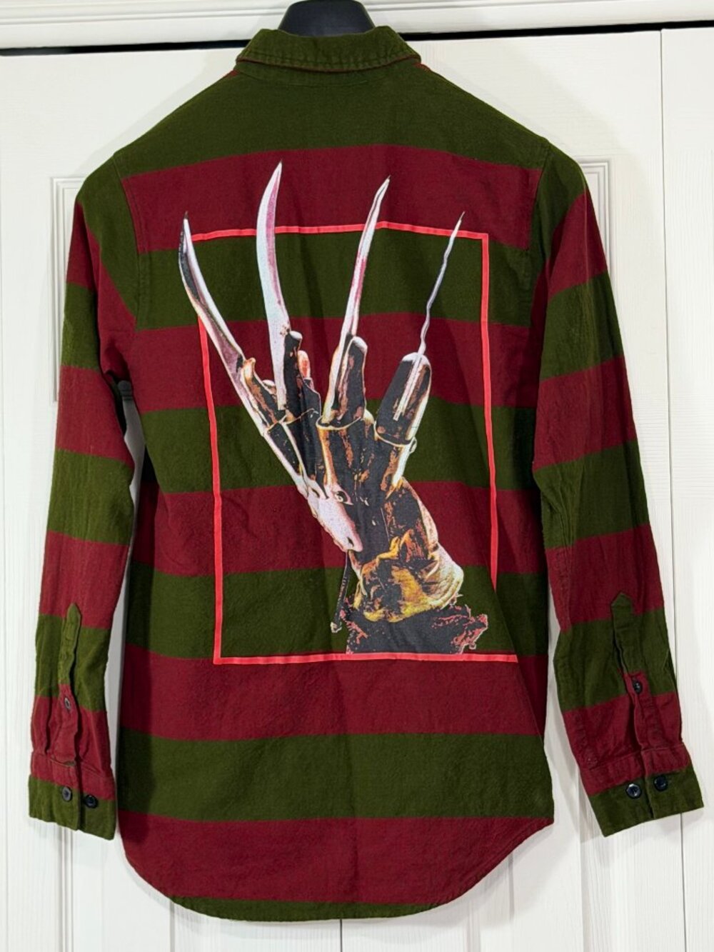 Freddy Krueger Button-Down Flannel Shirt